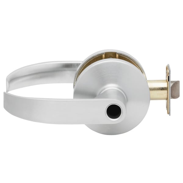 Grade 2 Cylindrical Lock, Classroom Function, Less Cylinder, Quantum Lever, Standard Rose, Satin Chr